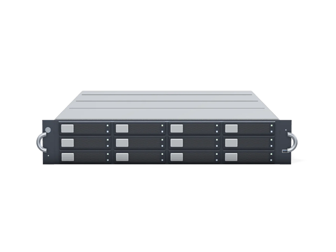 Front view — representative render