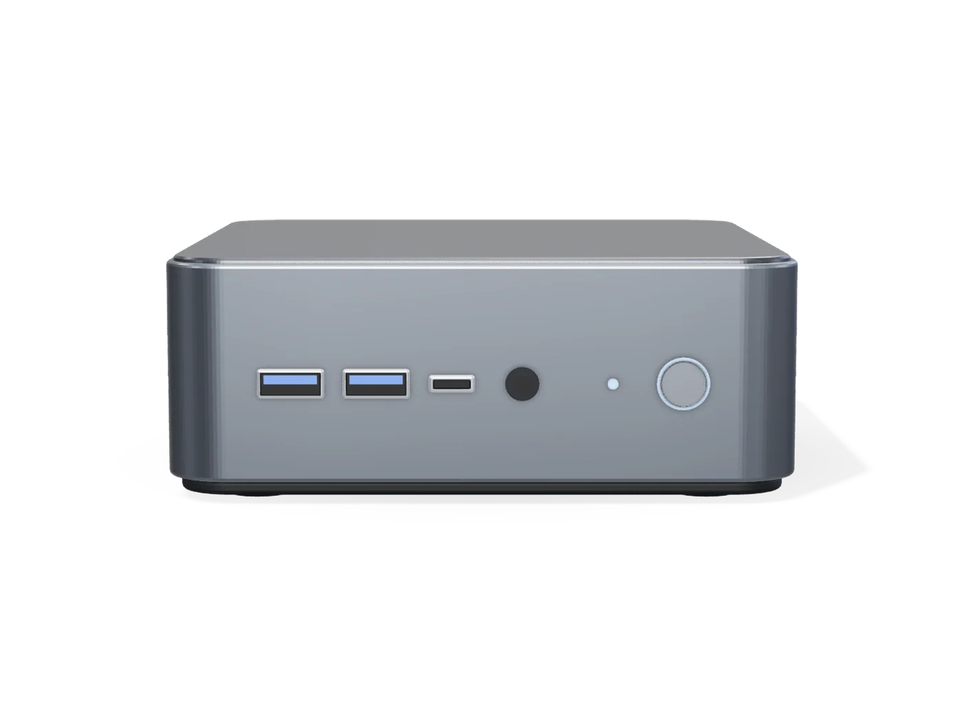 Front view — representative render