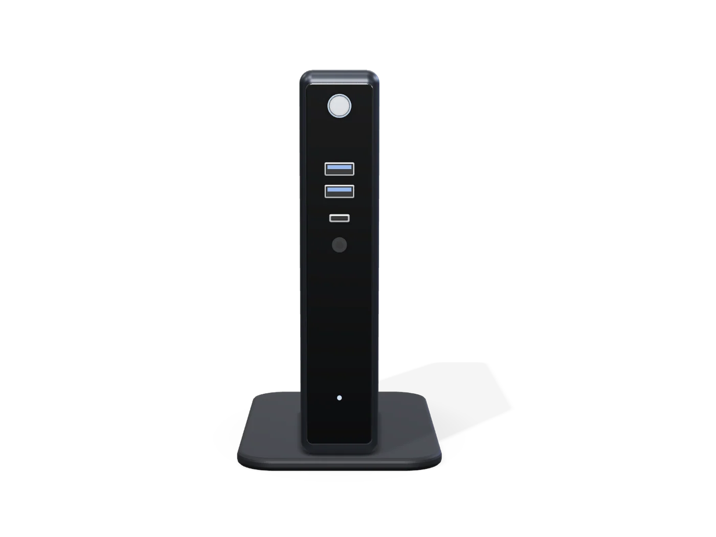 Front view — representative render