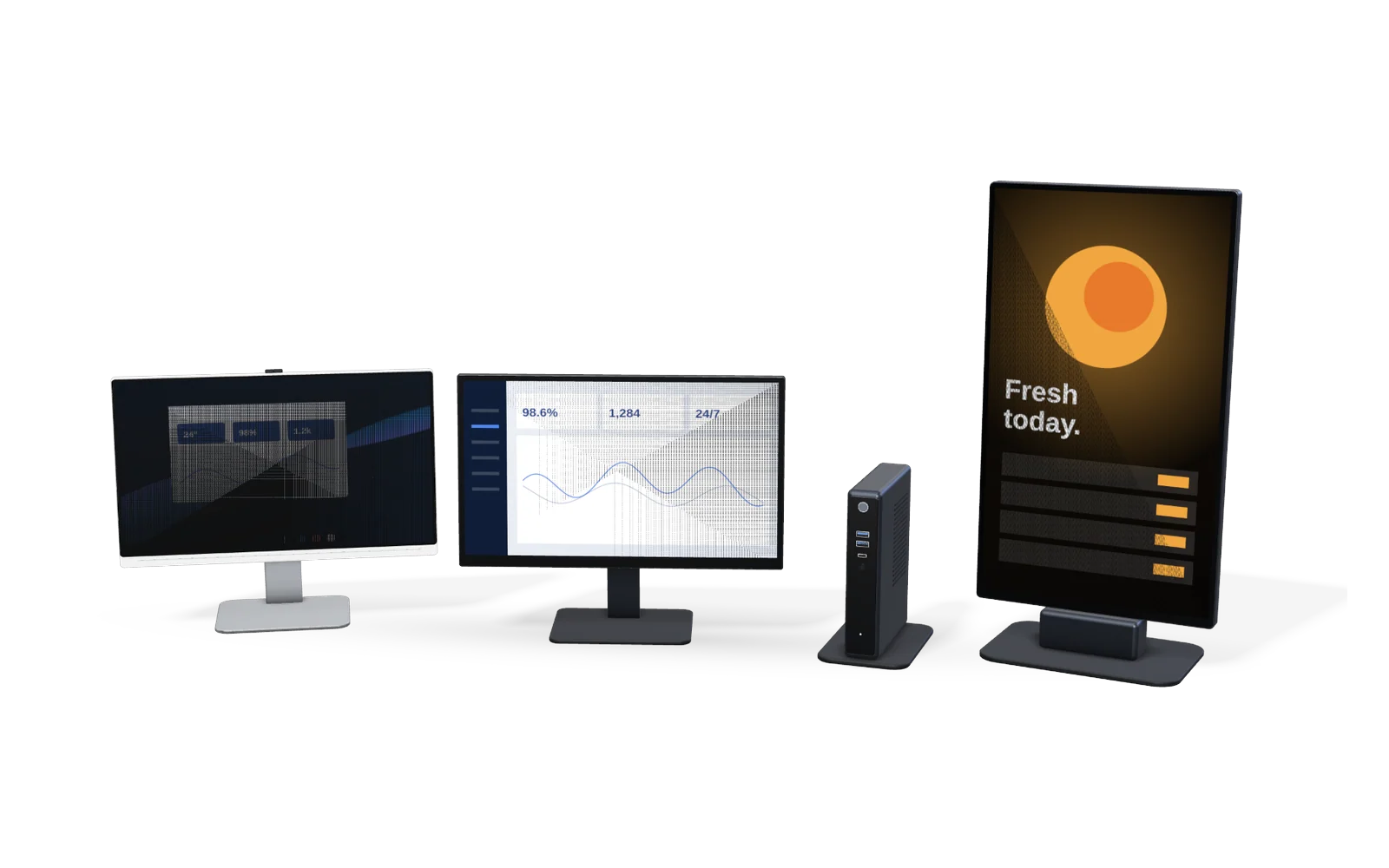 BFSI & Retail — representative deployment render