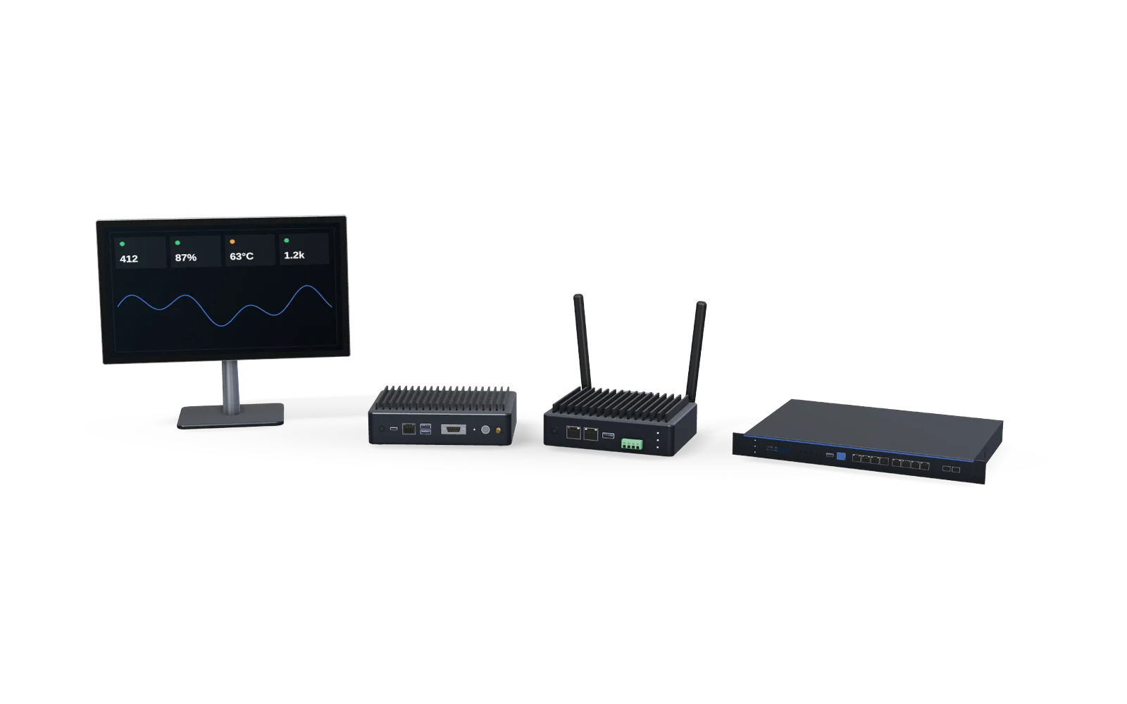 Industrial & Enterprise — representative deployment render