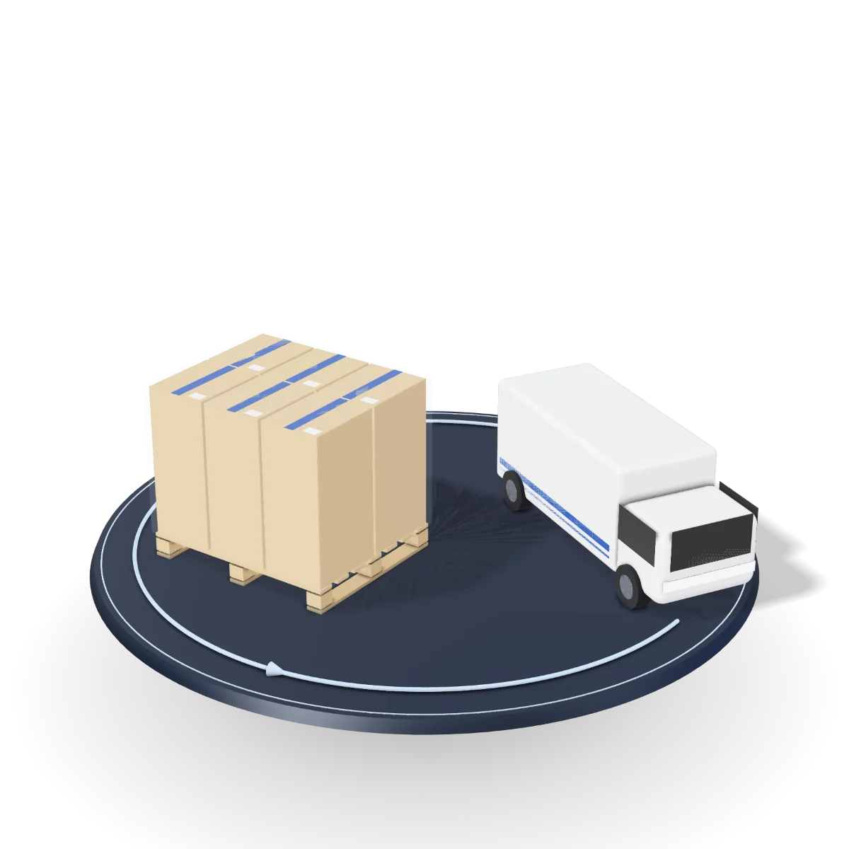 Dispatch & after-sales — representative render