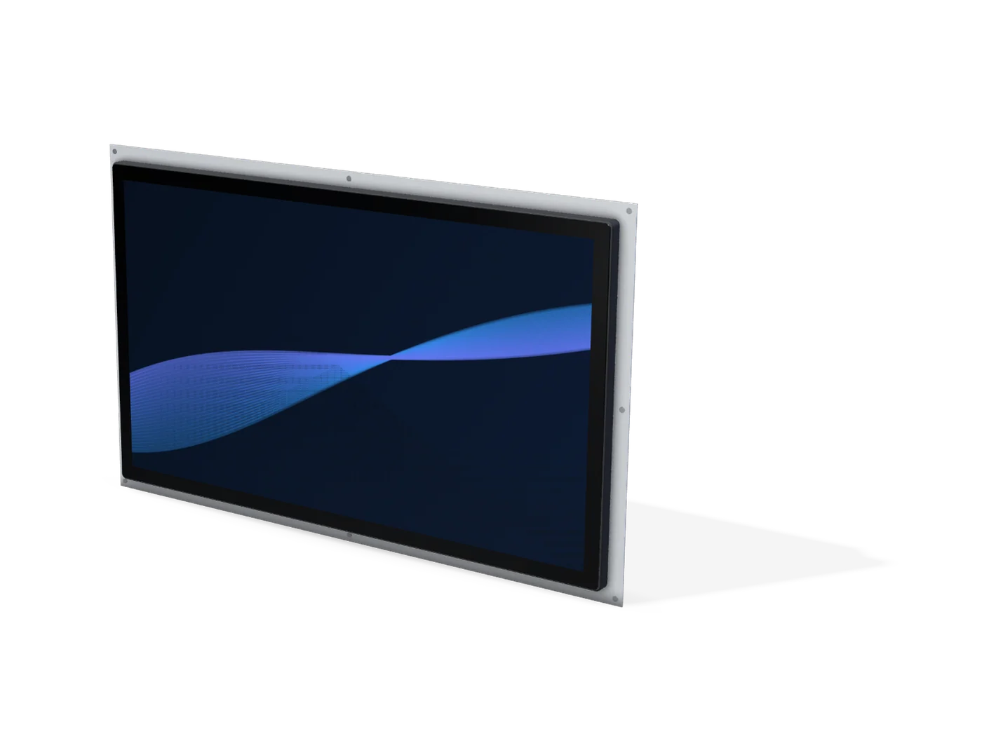 Open-frame display — representative render