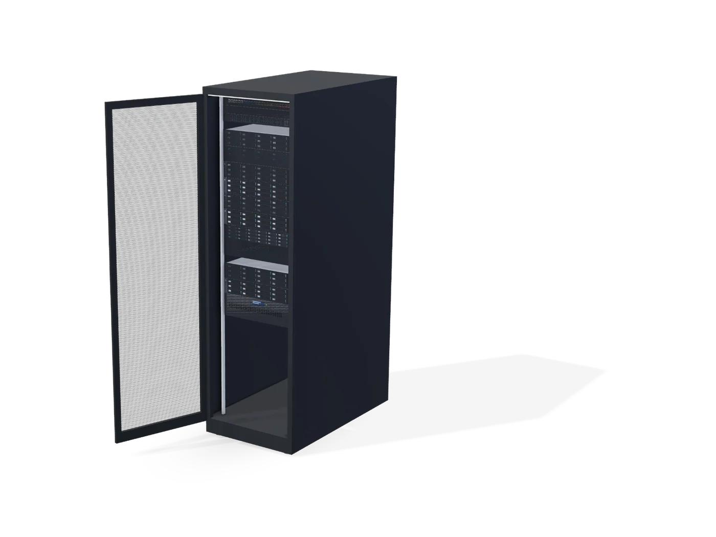 Rack integration — representative render