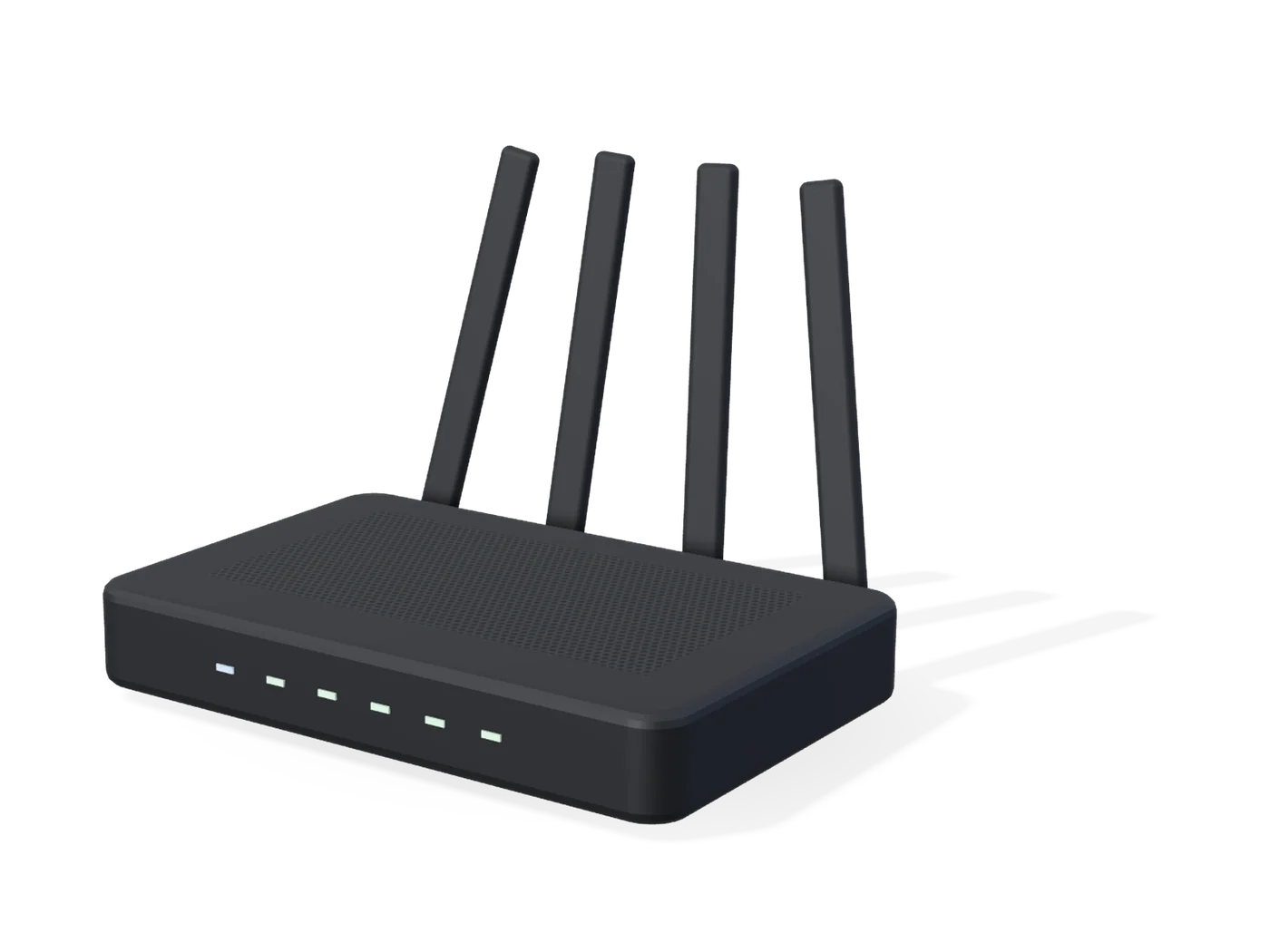 Wi-Fi router — representative render